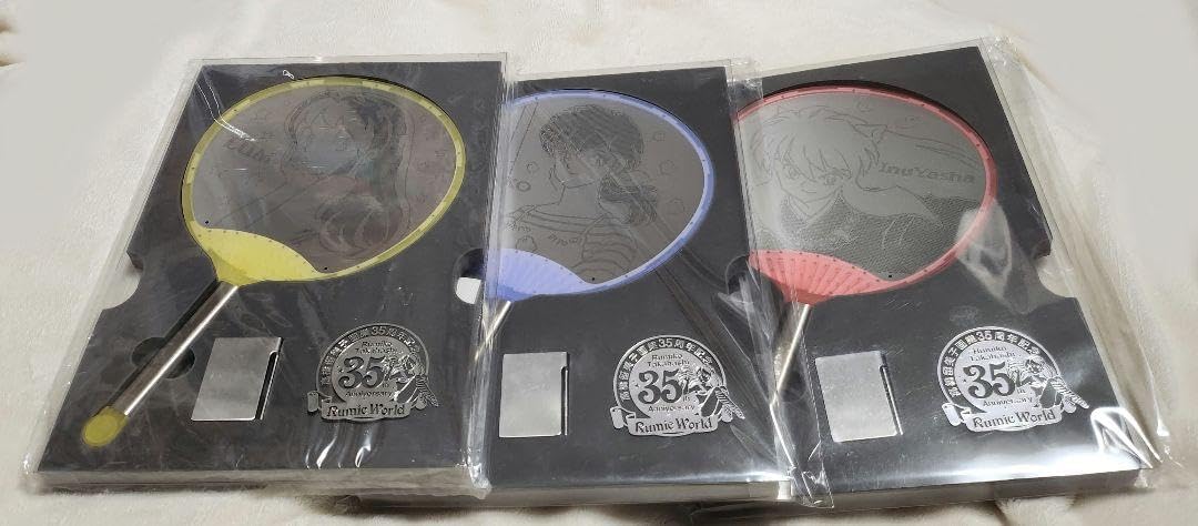 高橋留美子画業35周年記念 ステンレス製 香るエコうちわ「新扇組」 3種類